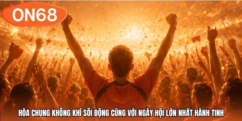 Hòa chung không khí sôi động cùng với ngày hội lớn nhất hành tinh