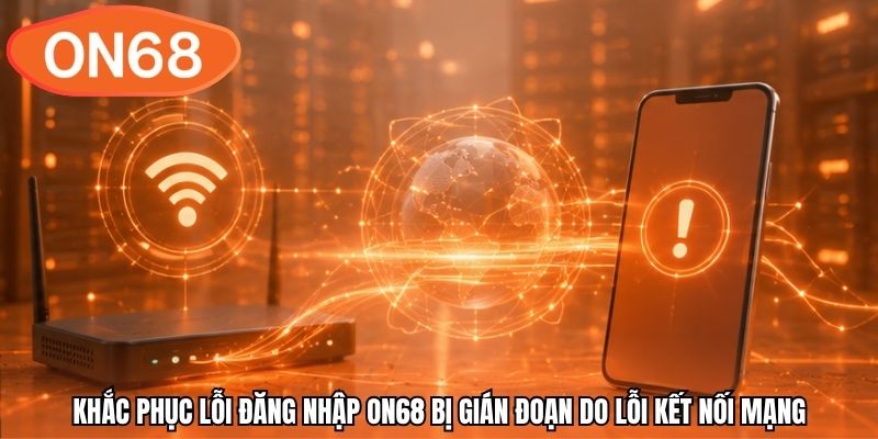 Khắc phục lỗi đăng nhập ON68 bị gián đoạn do lỗi kết nối mạng