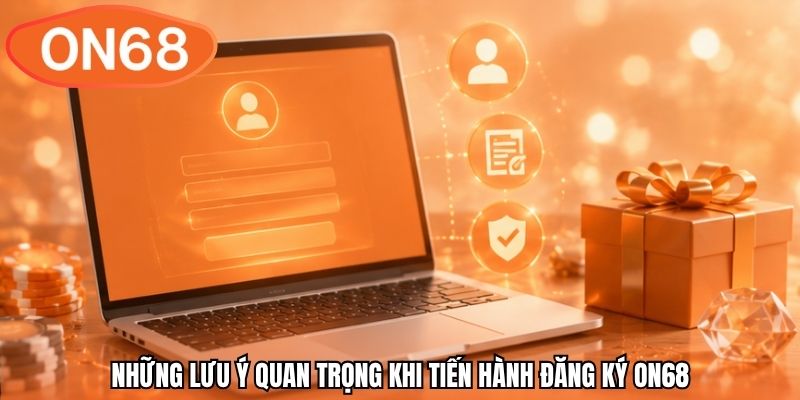 Những lưu ý quan trọng khi tiến hành đăng ký ON68