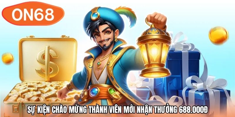 Sự kiện chào mừng thành viên mới nhận thưởng 688.000Đ