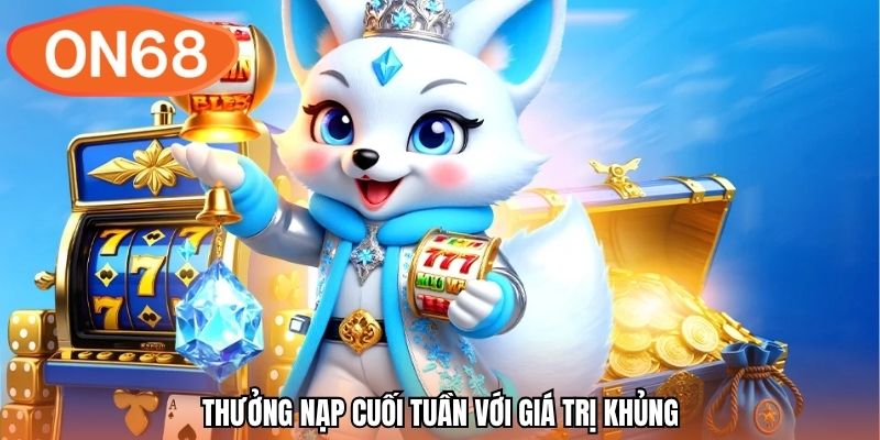 Thưởng nạp cuối tuần với giá trị khủng